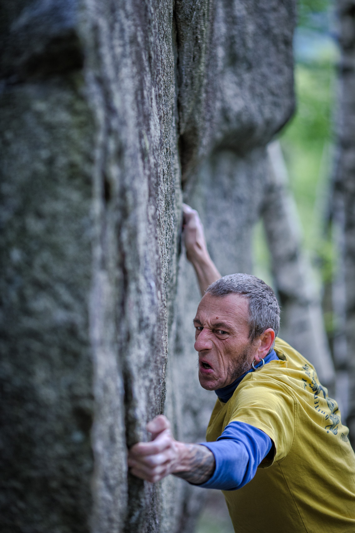 Facial expression | Stefan Kuerzi - Climbing Photography