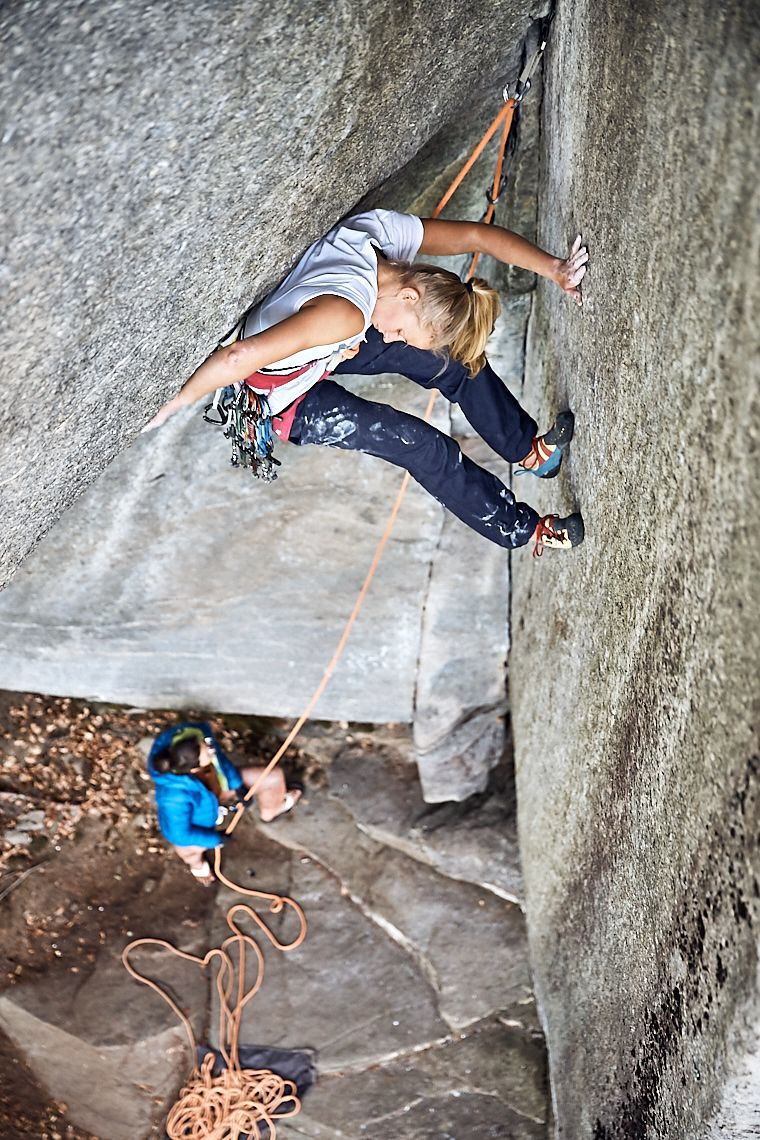 Crack climbing | Stefan Kuerzi - Climbing Photography