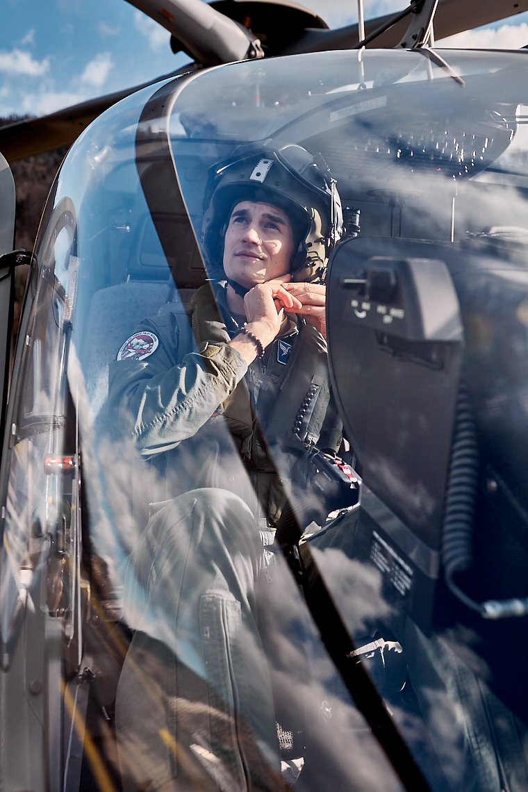Helikopterpilot | Stefan Kuerzi Portrait Photography